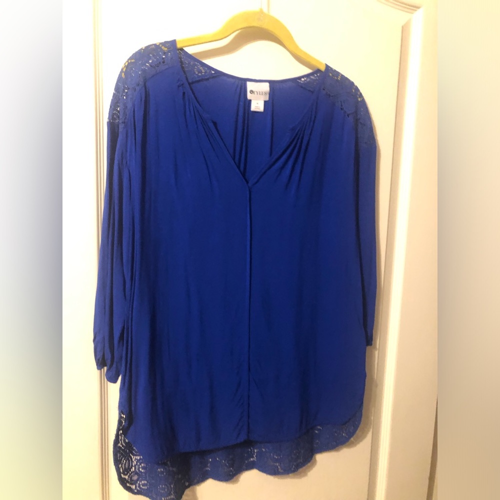 STYLUS Royal Blue Women's Top